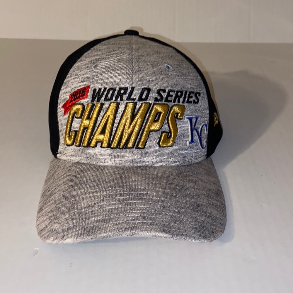 New Era 39 Thirty KC Royals World Series Champs One Size Fits Most Hat Cap